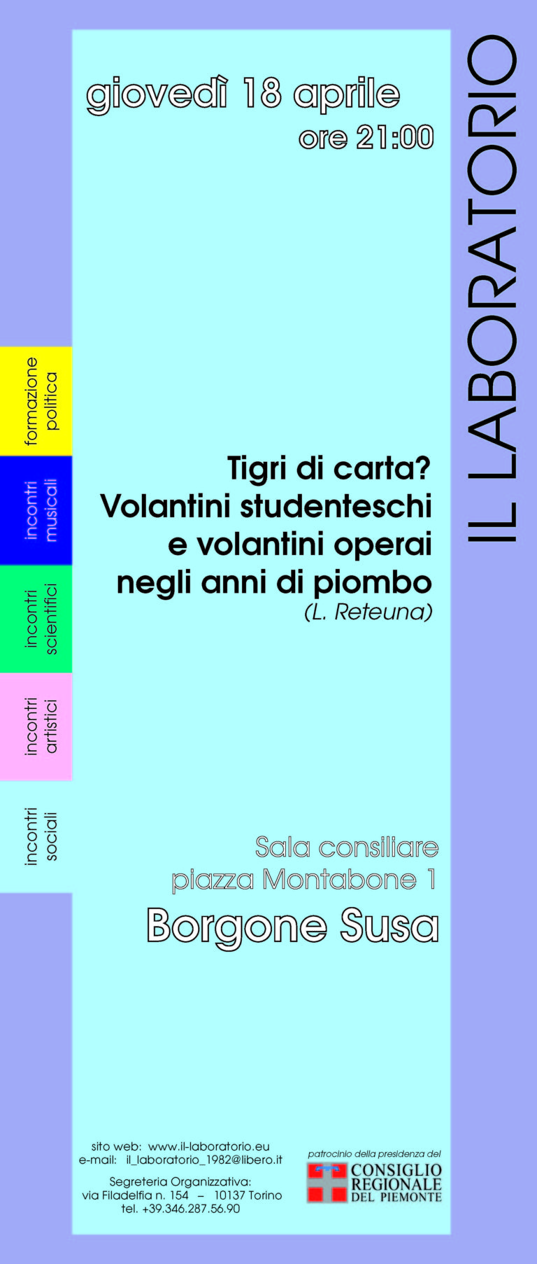 Tigri di carta? Volantini studenteschi e volantini operai negli anni di piombo – Luca Reteuna, Bruno Labate.
