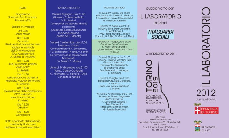 Programma Culturale 2012